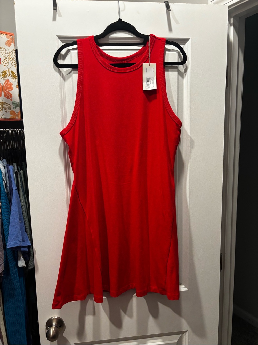 Red Sleeveless A-Line Dress - Picture 1 of 1